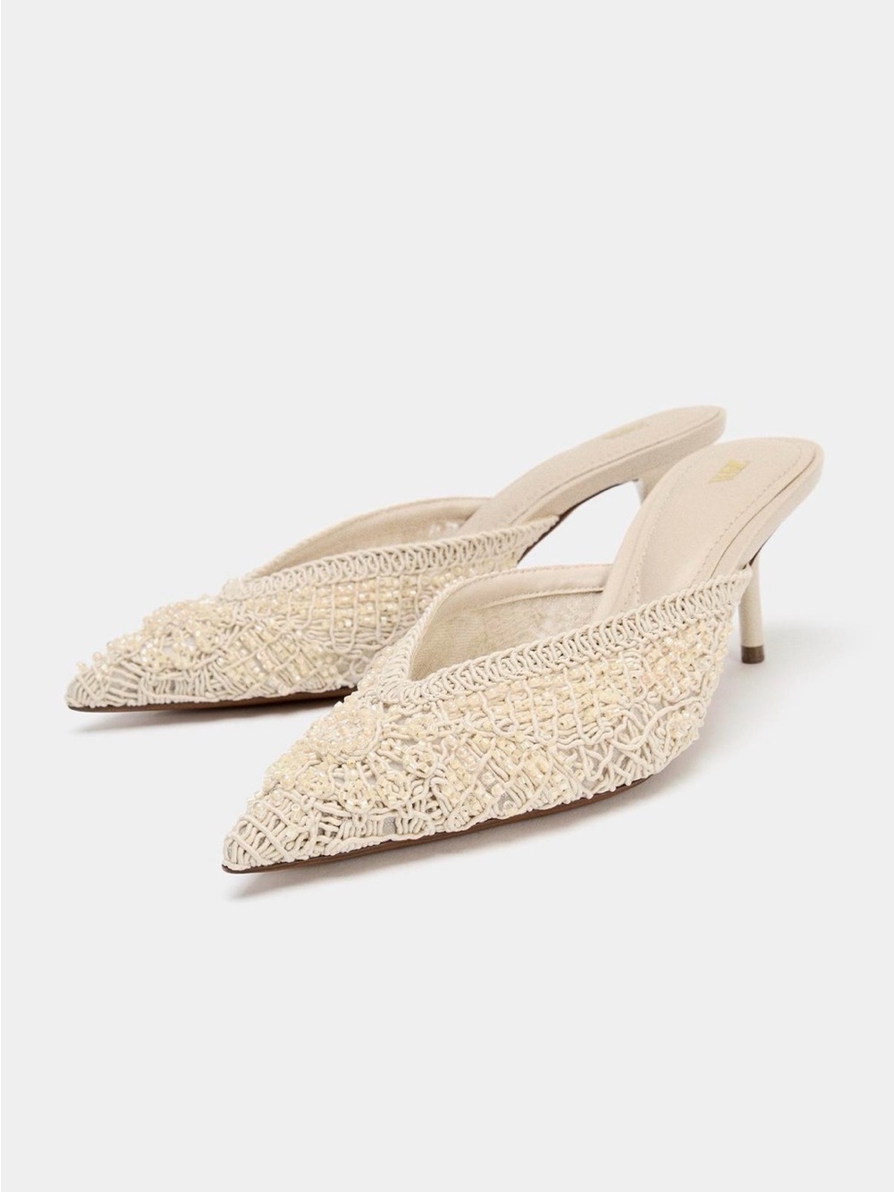 Zara pointed toe mules